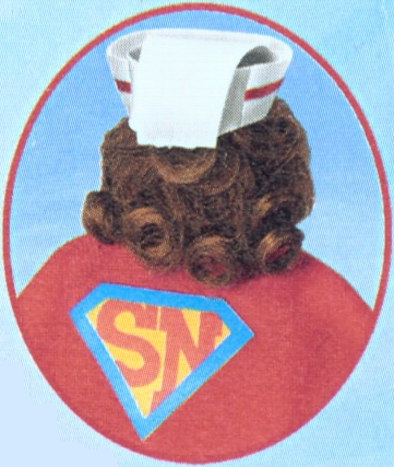 Back of "Superpower" Nurse doll